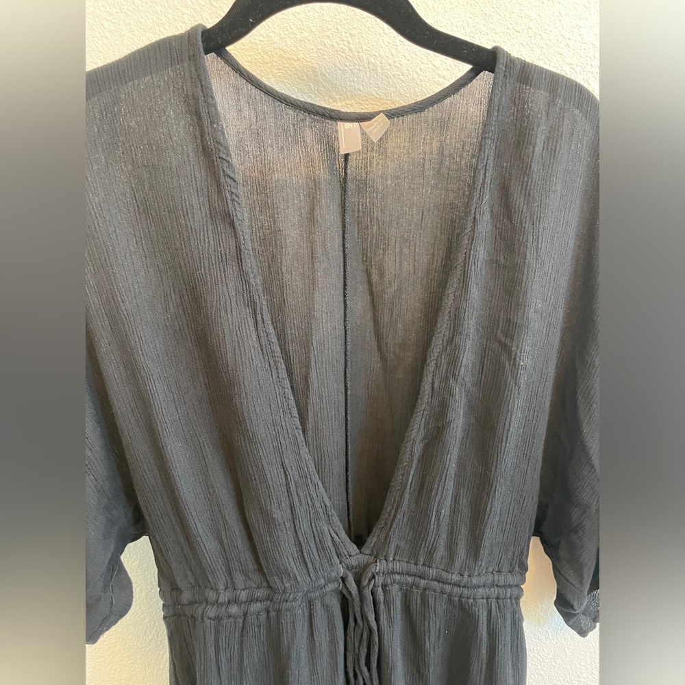 ASOS black crepe cover up - Picture 6 of 8
